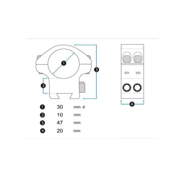 Montaż Accu-Lite 30 mm MEDIUM Element Optics