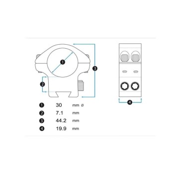 Montaż Accu-Lite 30 mm LOW Element Optics
