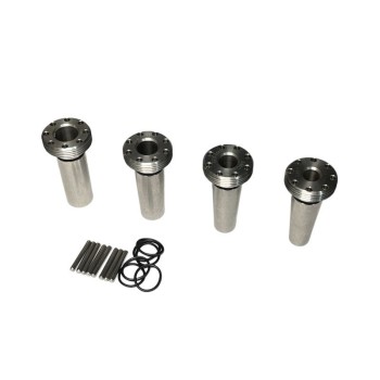 Tłumik dźwięku HELIA-S40 do wiatrówki, wymienny kaliber (idealny do FX Panthera, King, DRS) Dł. 125 mm, śr. 40 mm