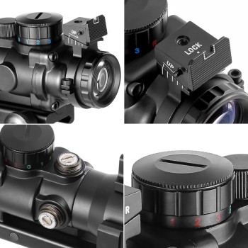 Luneta celownicza 4×32 asg szyna ris 22mm