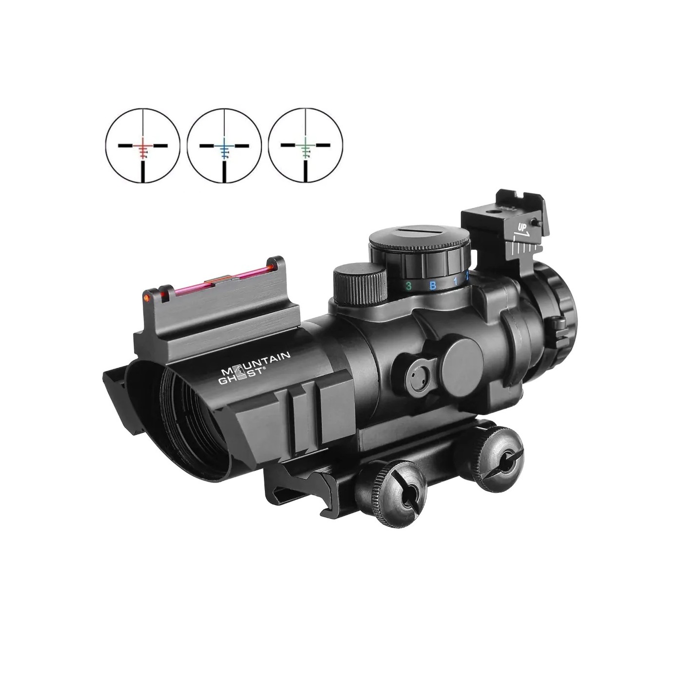 Luneta celownicza 4×32 asg szyna ris 22mm