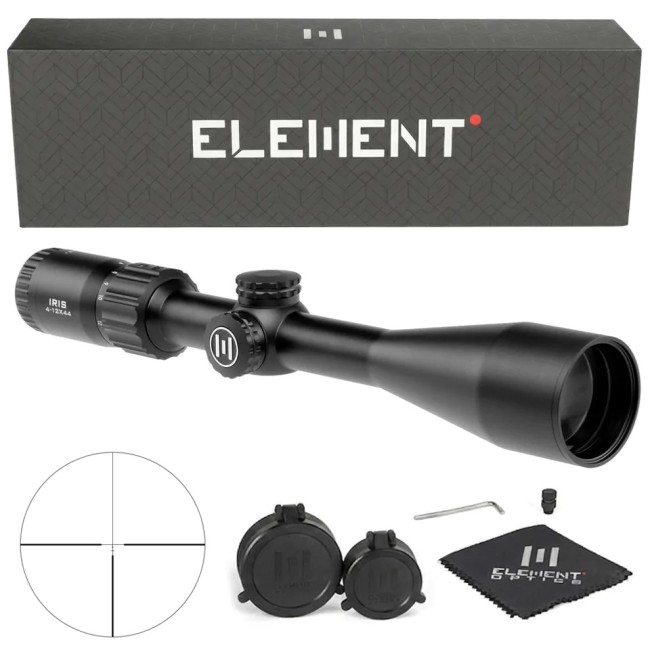 Luneta Celownicza ELEMENT OPTICS IRIS 4-12×44 SFP MOA RAPTAR-1S BDC