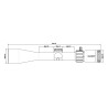 Luneta Celownicza ELEMENT OPTICS IRIS 4-12×44 SFP MOA RAPTAR-1S BDC