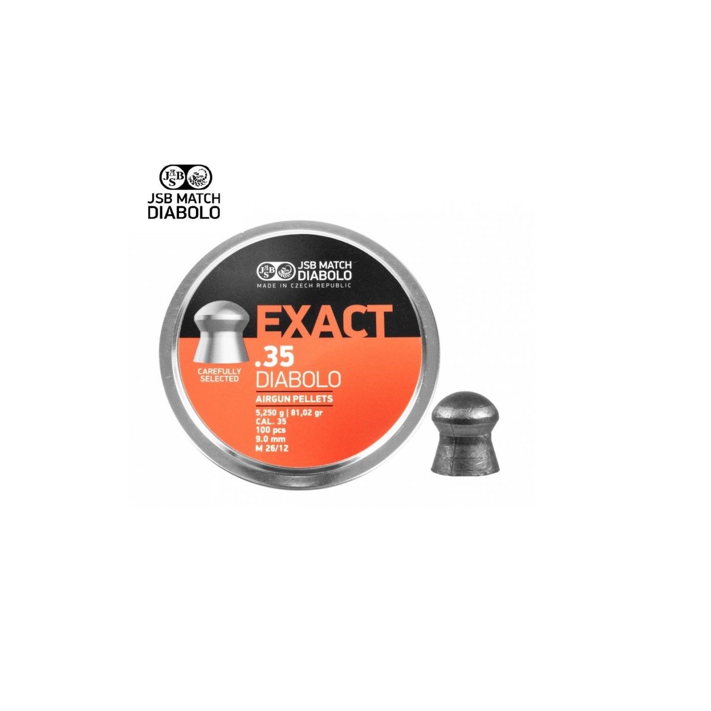 Śrut DIABOLO JSB EXACT 9mm 100szt.