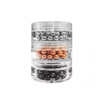 Śrut BBS RAZORGUN TEST (BLACK, SILVER, GOLD) 4.46mm 3x100szt.