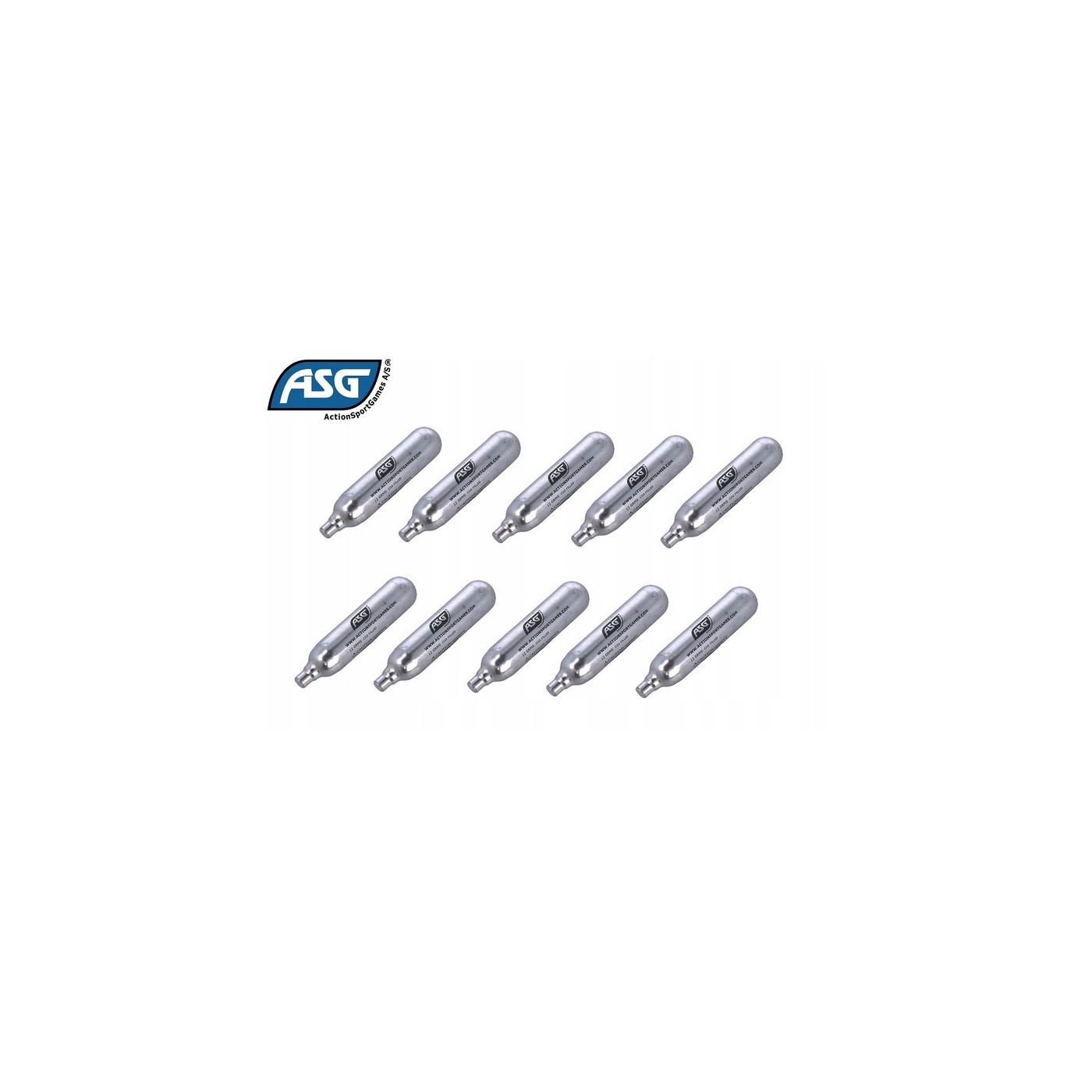 Zestaw nabojów CO2 ASG 10szt.